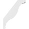 Ekena Millwork 3-in. W x 14-in. D x 18-in. H Funston Architectural Grade PVC Knee Brace BRCP03X14X18FST - alternate 4